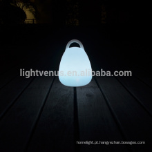 Mudando de cor RGB projetado lanterna lâmpada de tabela pilhas portátil lâmpadas led